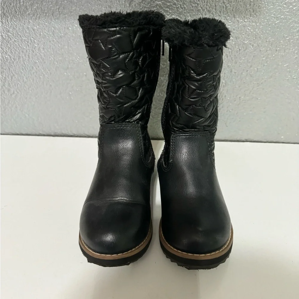 H&M Girls Black fashion winter boots size 9